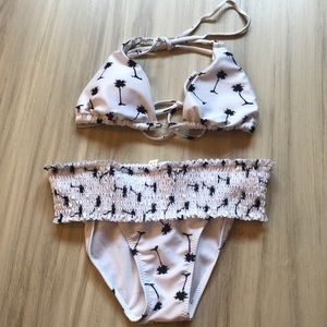 Black and white small swimsuit